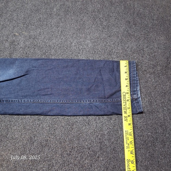 Diesel Jeans Men Size 30x32 Dark Blue Button Fly Safado Regular Slim Straight - Picture 13 of 14